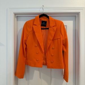Bagatelle Orange Crop Blazer